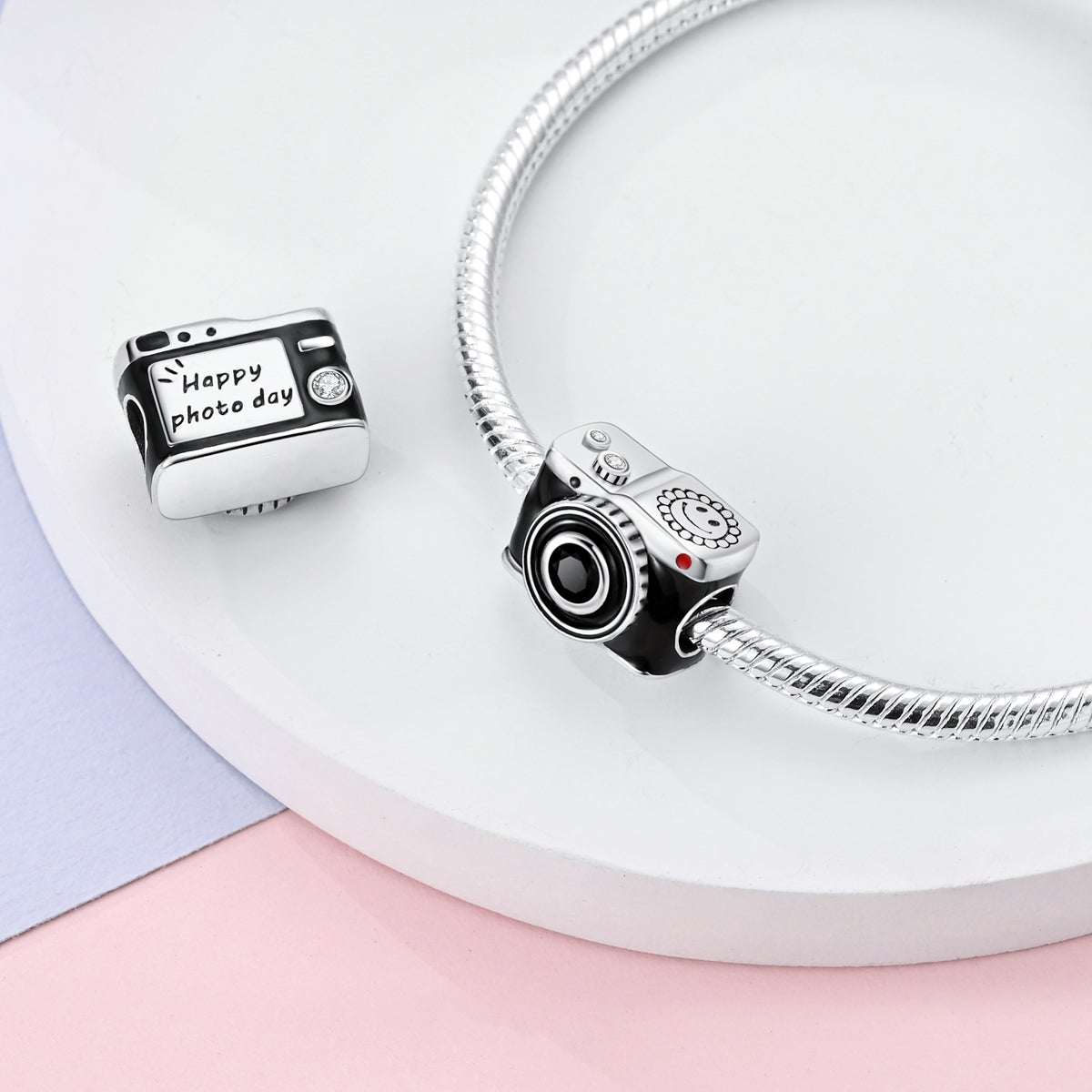 Camera Travel Charm For Bracelet