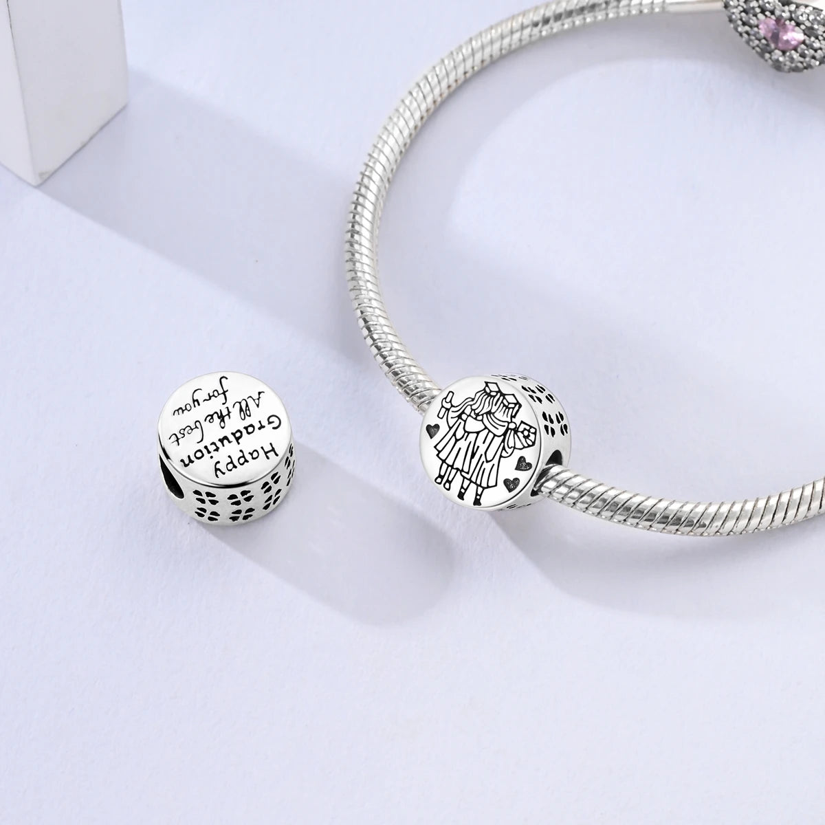 Graduation Friend Forever Charm For Bracelet