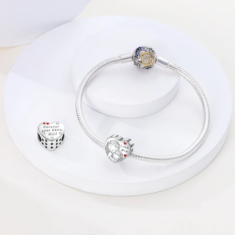 Love Mom Charm For Bracelet