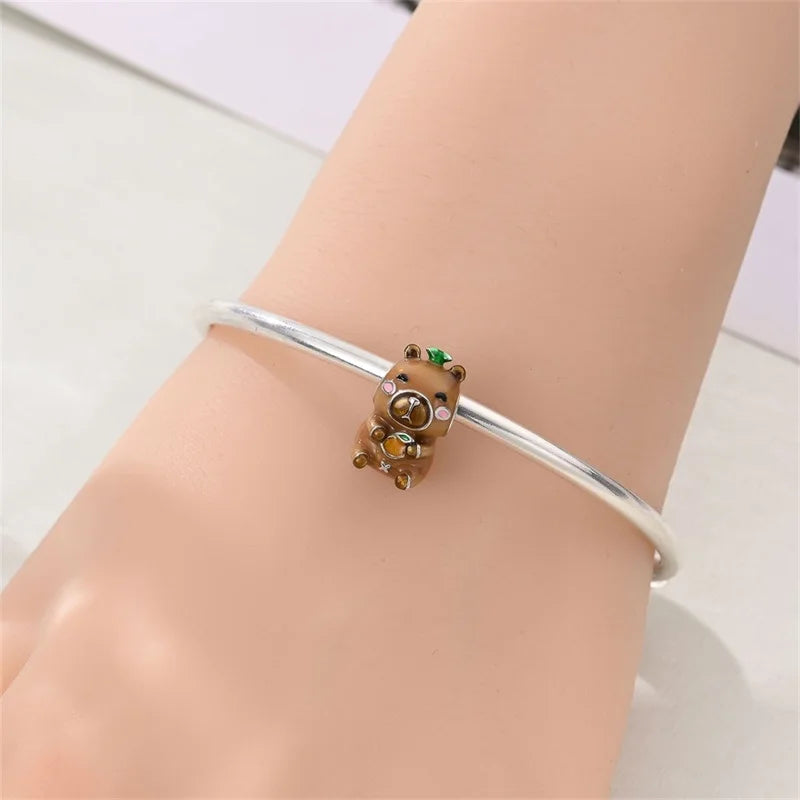 Capybara Cute Charm For Bracelet