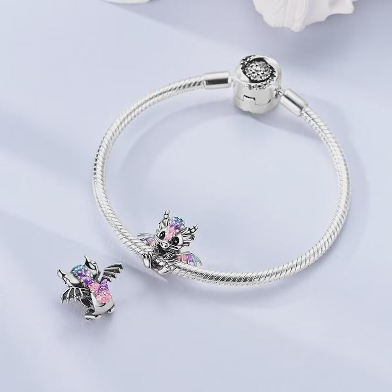Baby Dragon Charm For Bracelet
