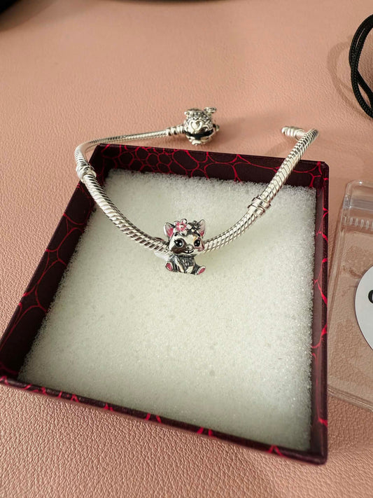 Cute Cat Charm For Bracelet