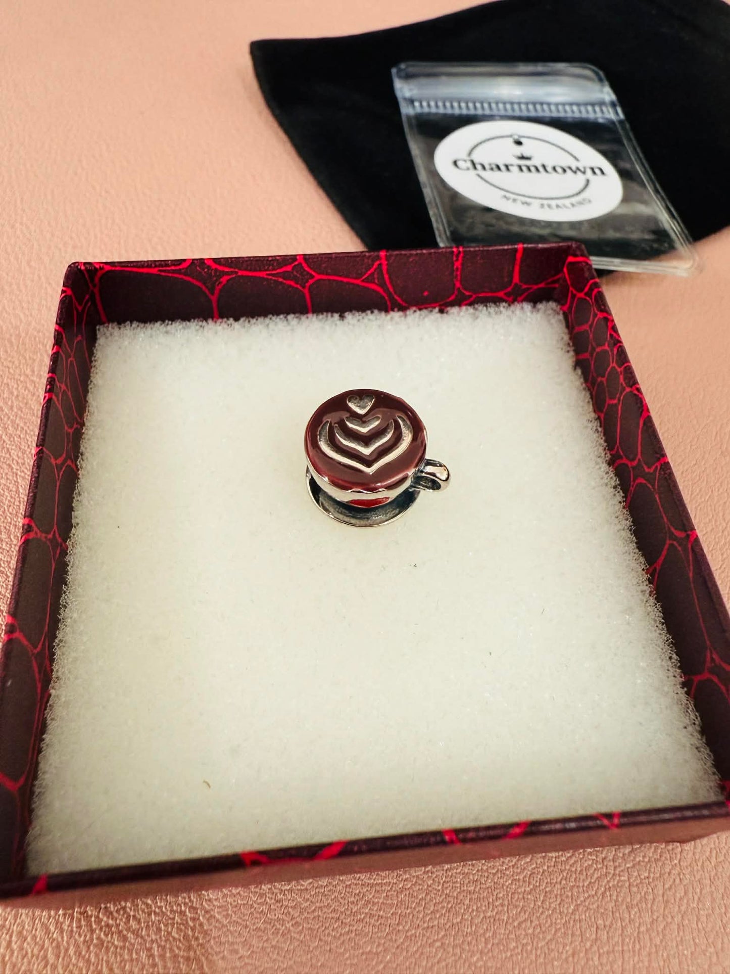 Cup of Coffee Charm For Bracelet