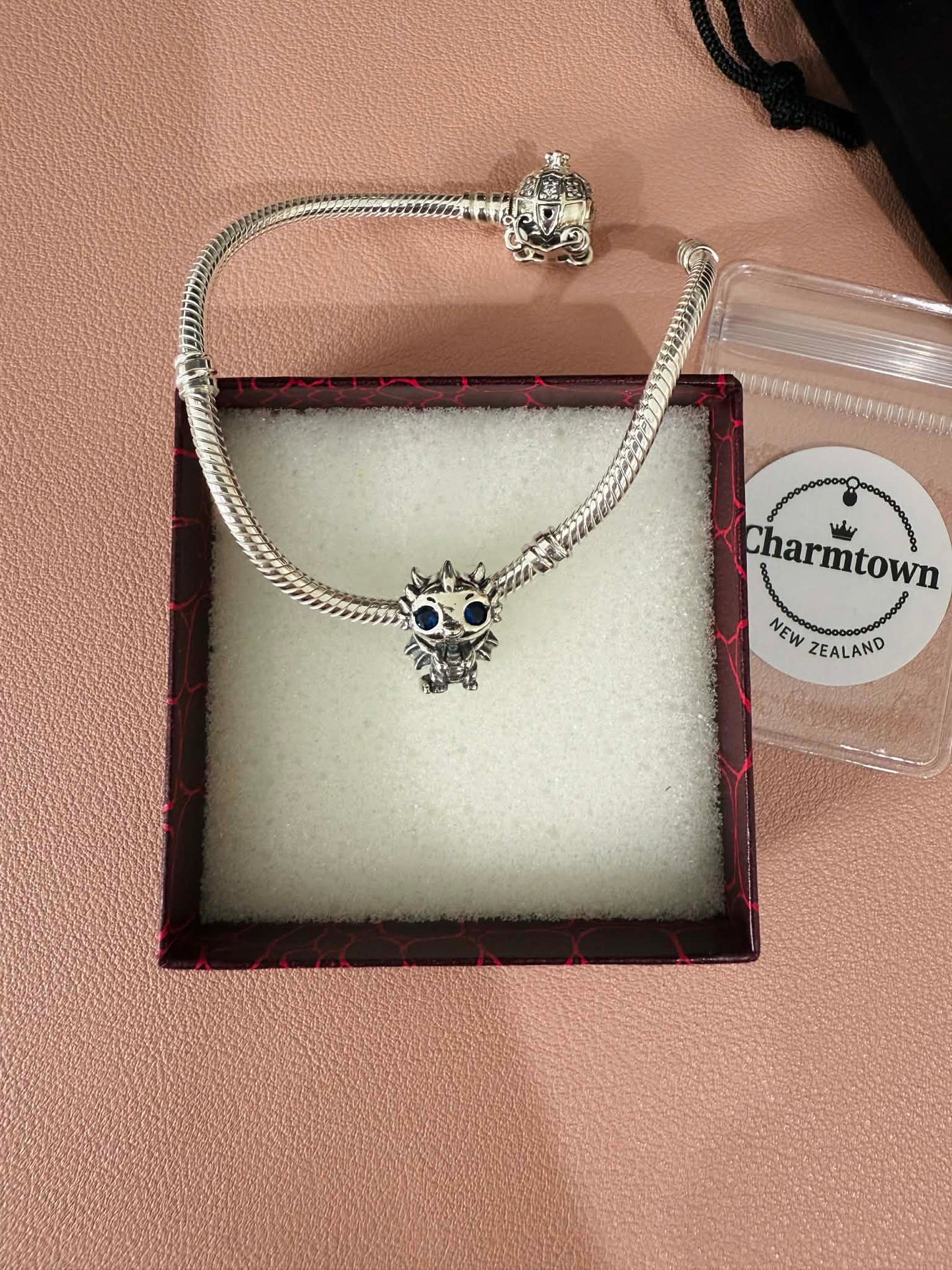 Dragon Blueeyes Charm For Bracelet (s925)