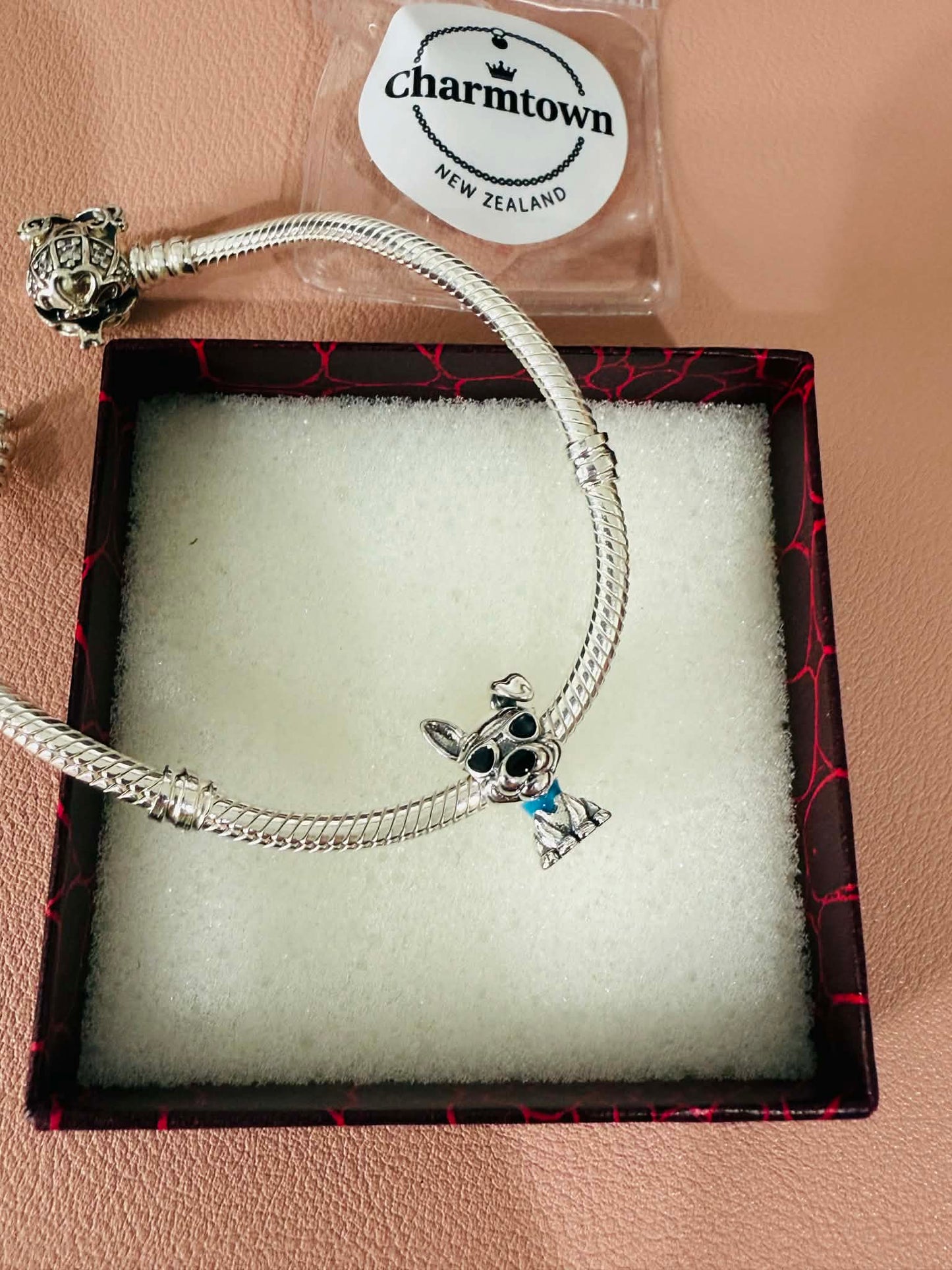 Dog With Sunglasses Charm For Bracelet