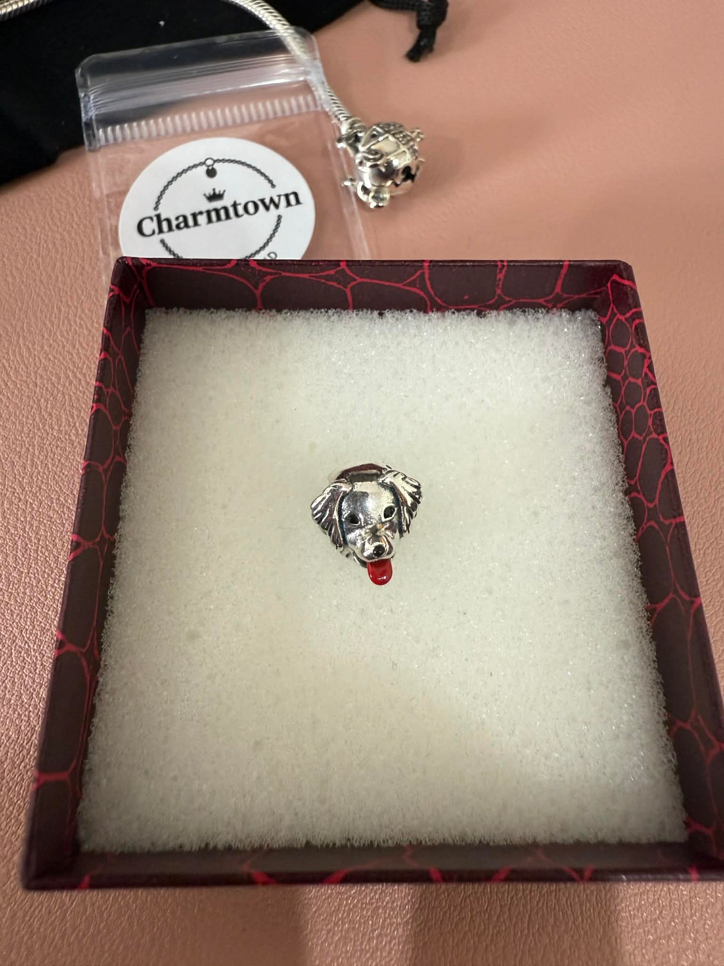 Golden Retriever Charm For Bracelet