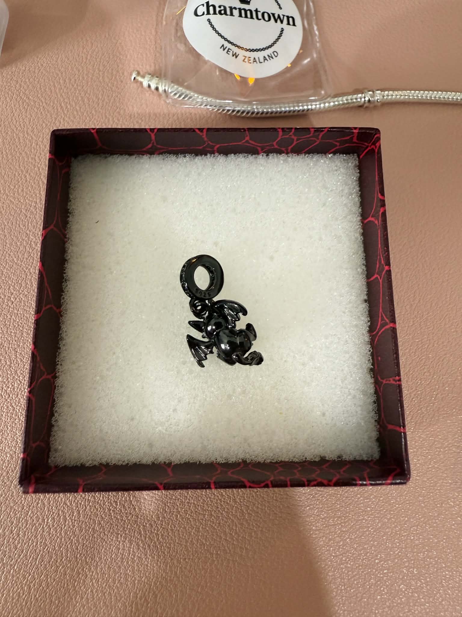 Black Dragon Charm For Bracelet – CharmTownNz