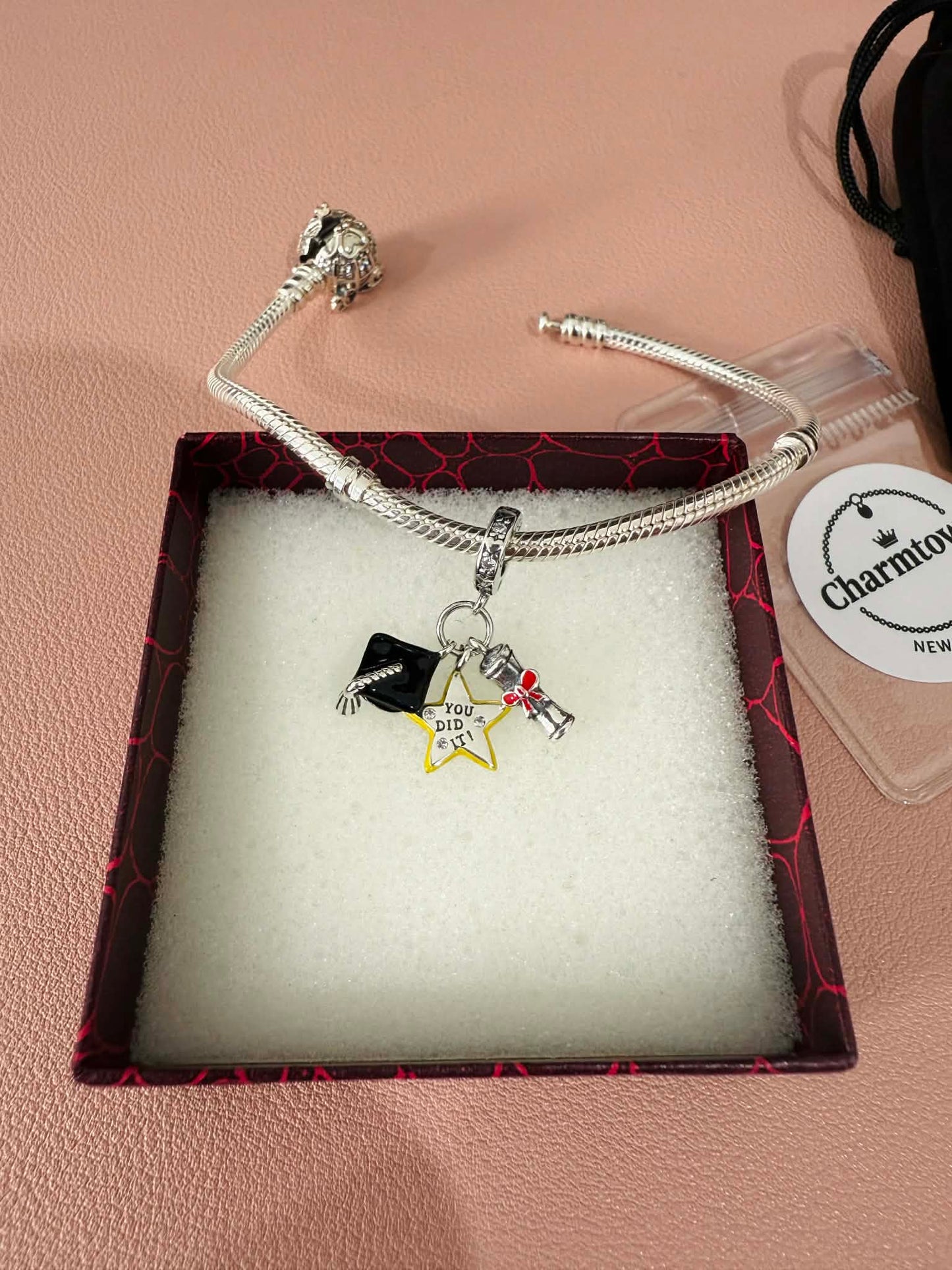 Graduation "YOU DID IT" Charm For Bracelet
