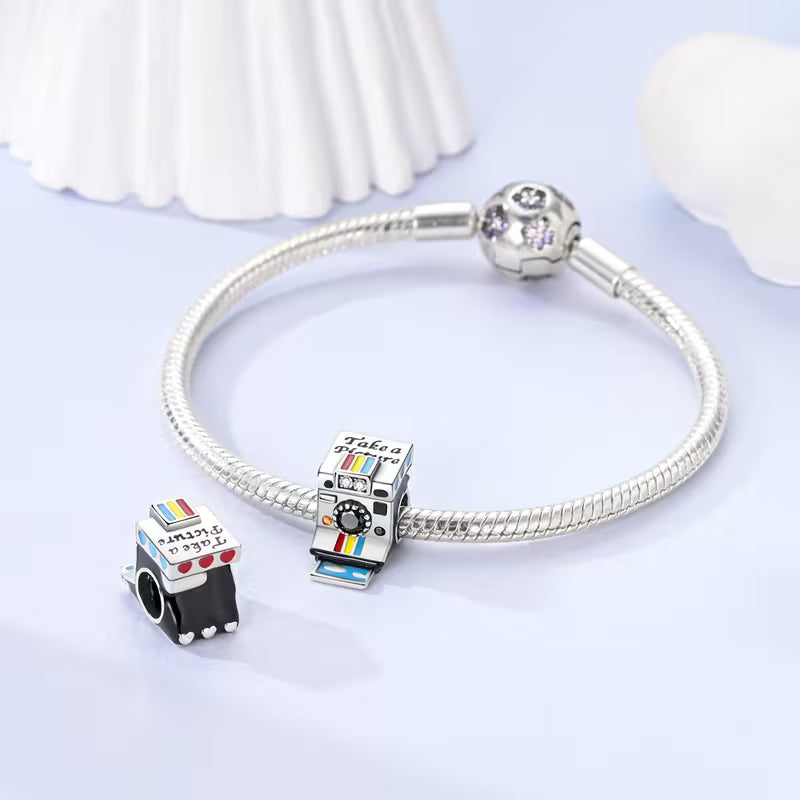 Polaroid Camera Charm For Bracelet