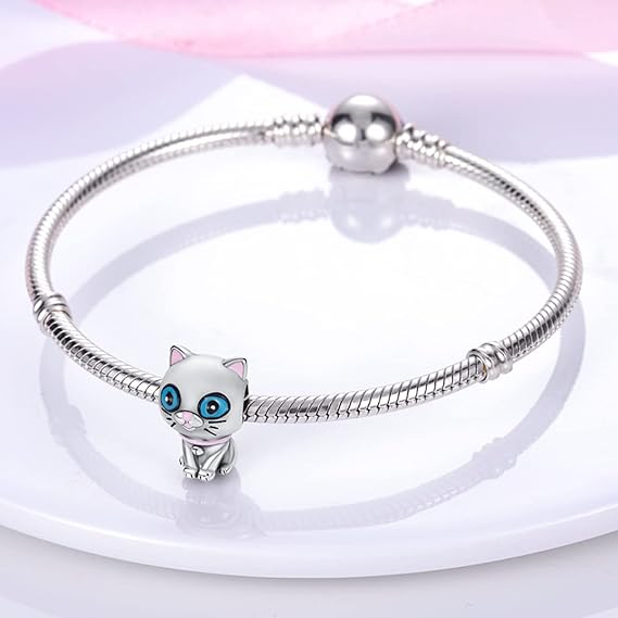Baby Kitten Charm For Bracelet