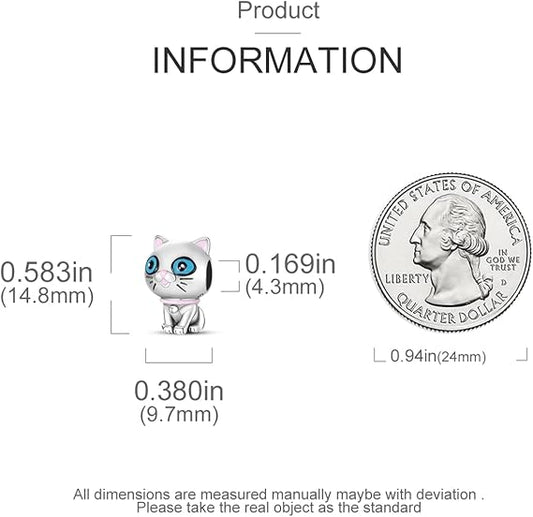 Baby Kitten Charm For Bracelet