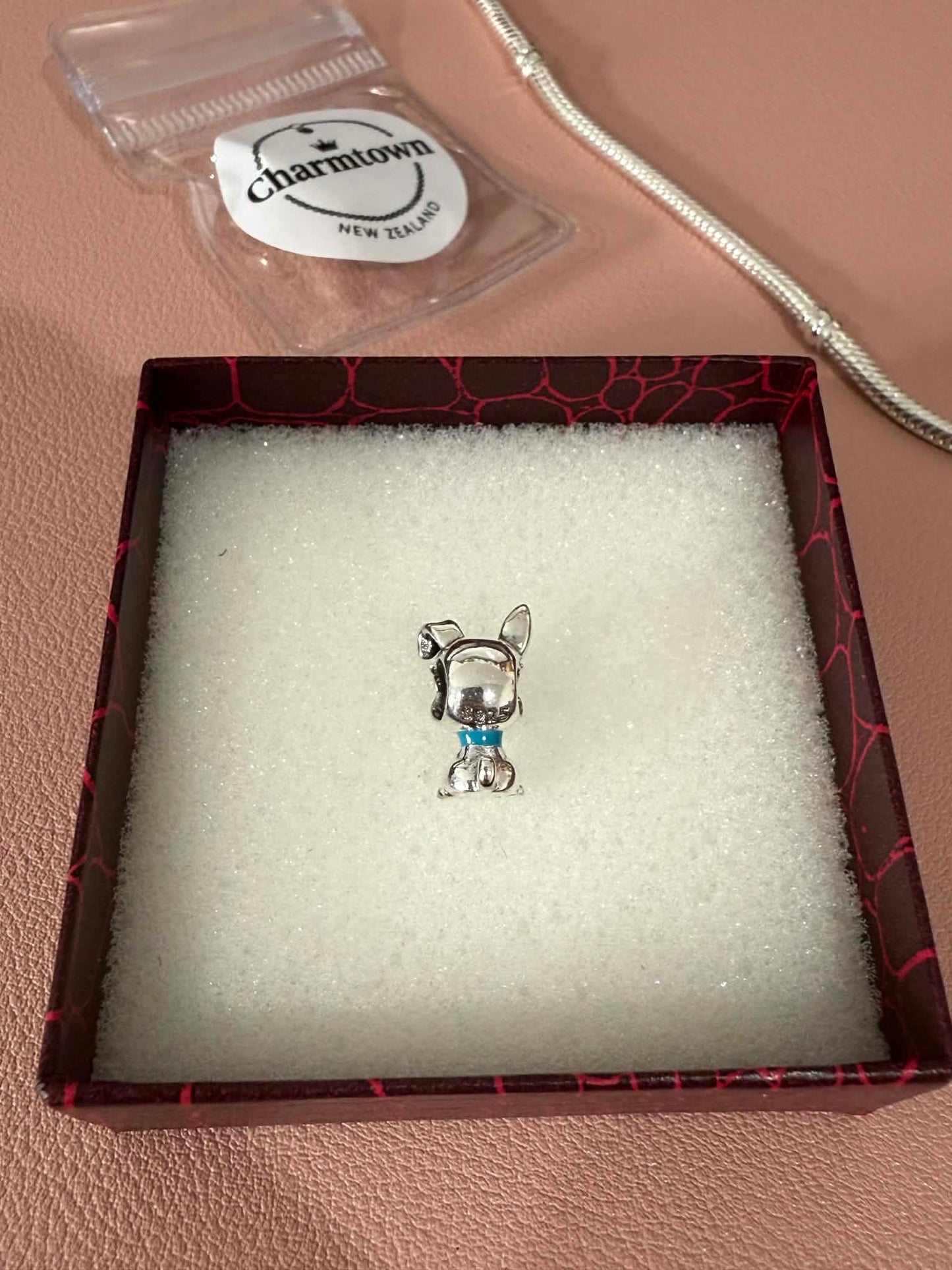 Dog With Sunglasses Charm For Bracelet