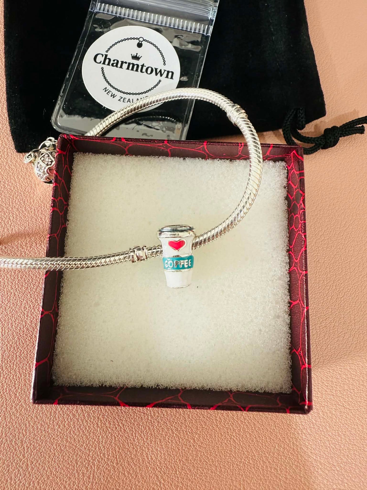 Coffee Lover Charm For Bracelet