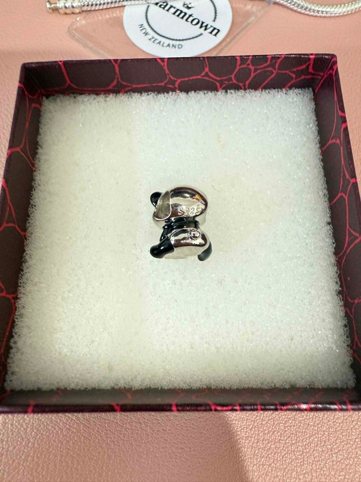 Panda Charm For Bracelet (s925)
