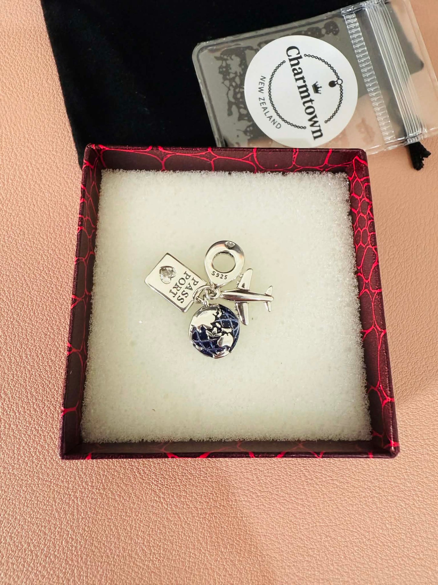 Passport Travel Charm For Bracelet