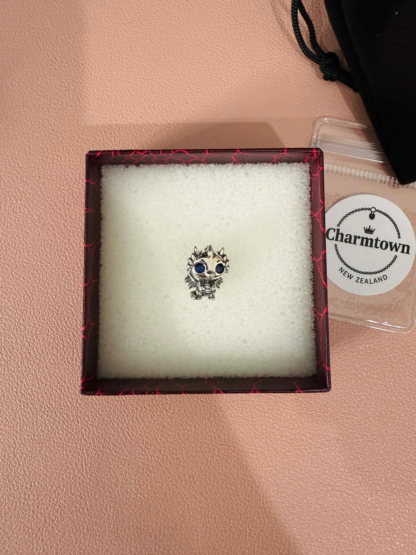 Dragon Blueeyes Charm For Bracelet (s925)