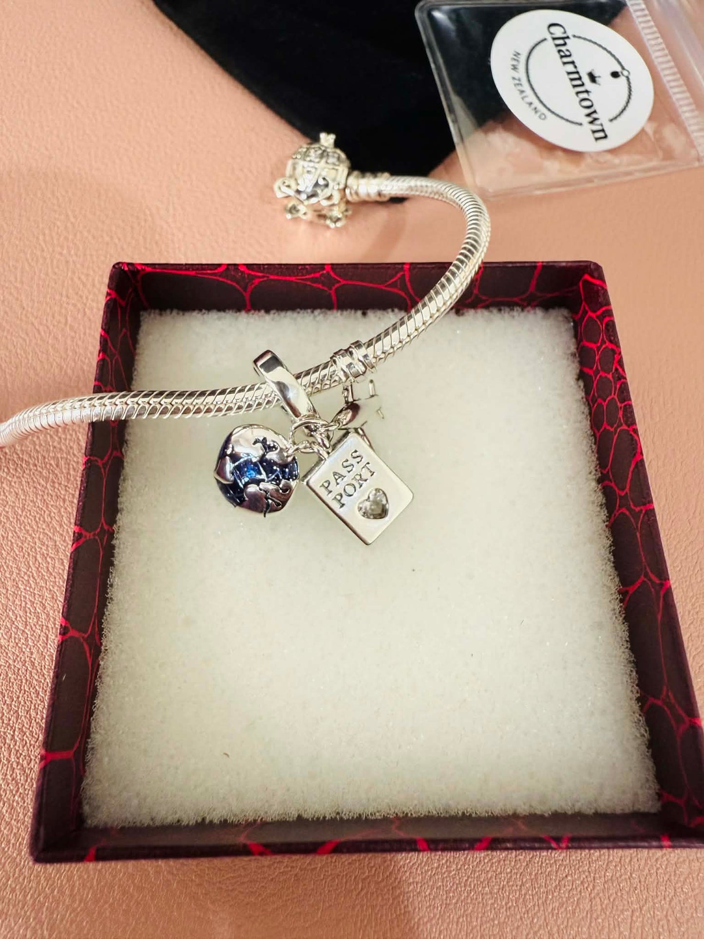 Passport Travel Charm For Bracelet