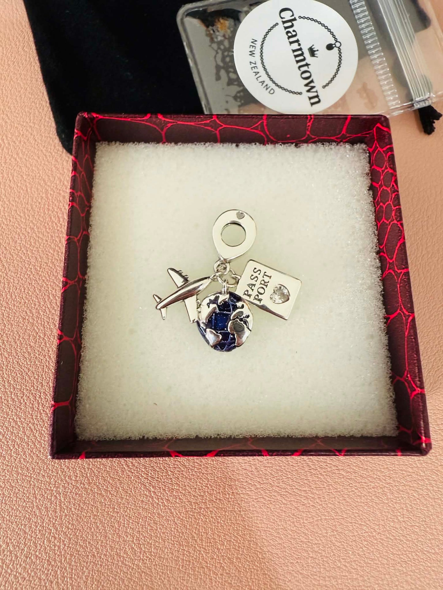 Passport Travel Charm For Bracelet