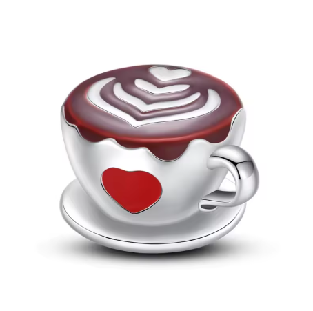 Cup of Coffee Charm For Bracelet