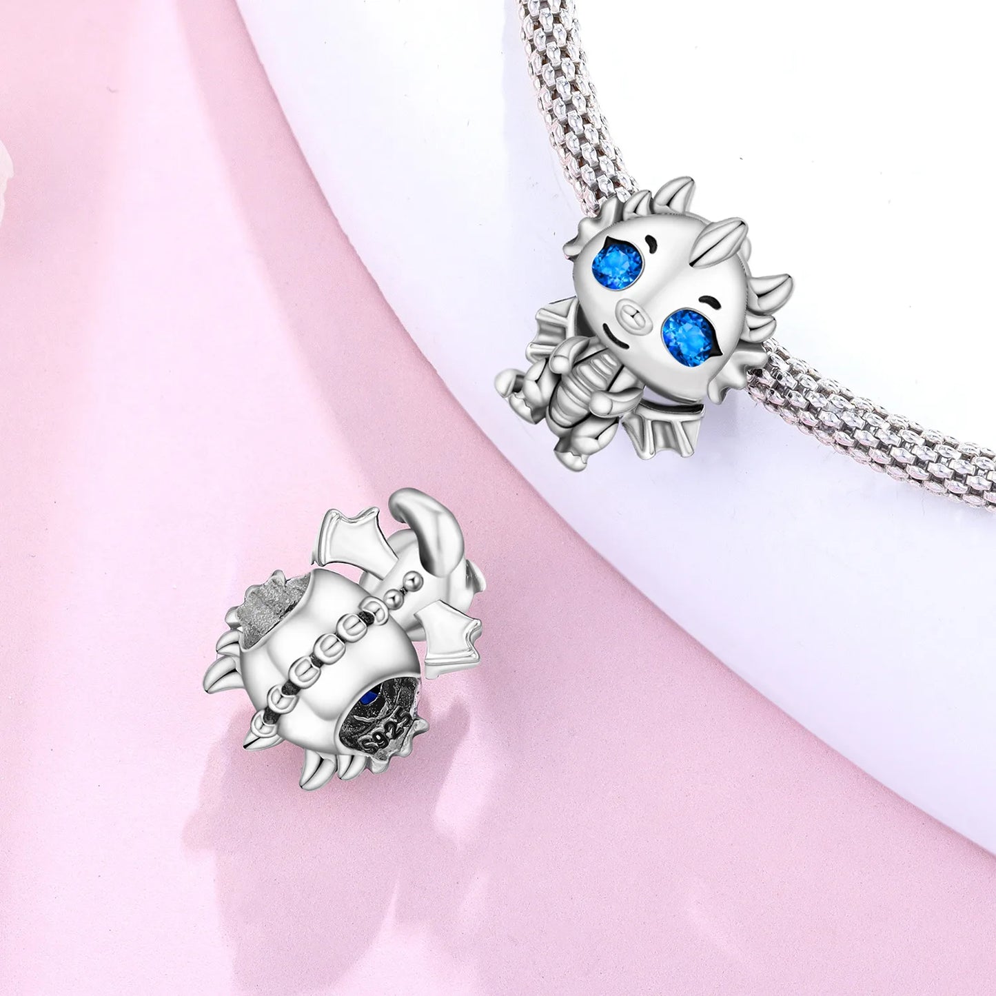 Dragon Blueeyes Charm For Bracelet (s925)