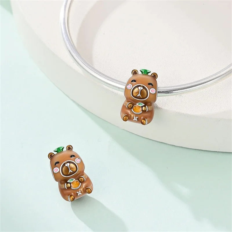 Capybara Cute Charm For Bracelet