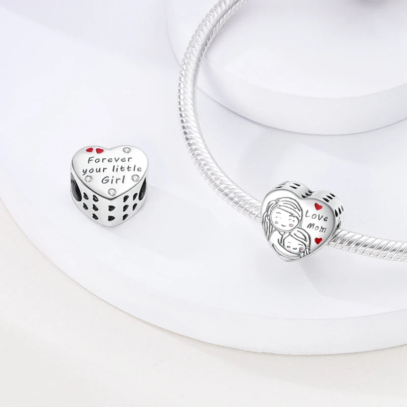 Love Mom Charm For Bracelet