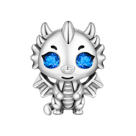 Dragon Blueeyes Charm For Bracelet (s925)