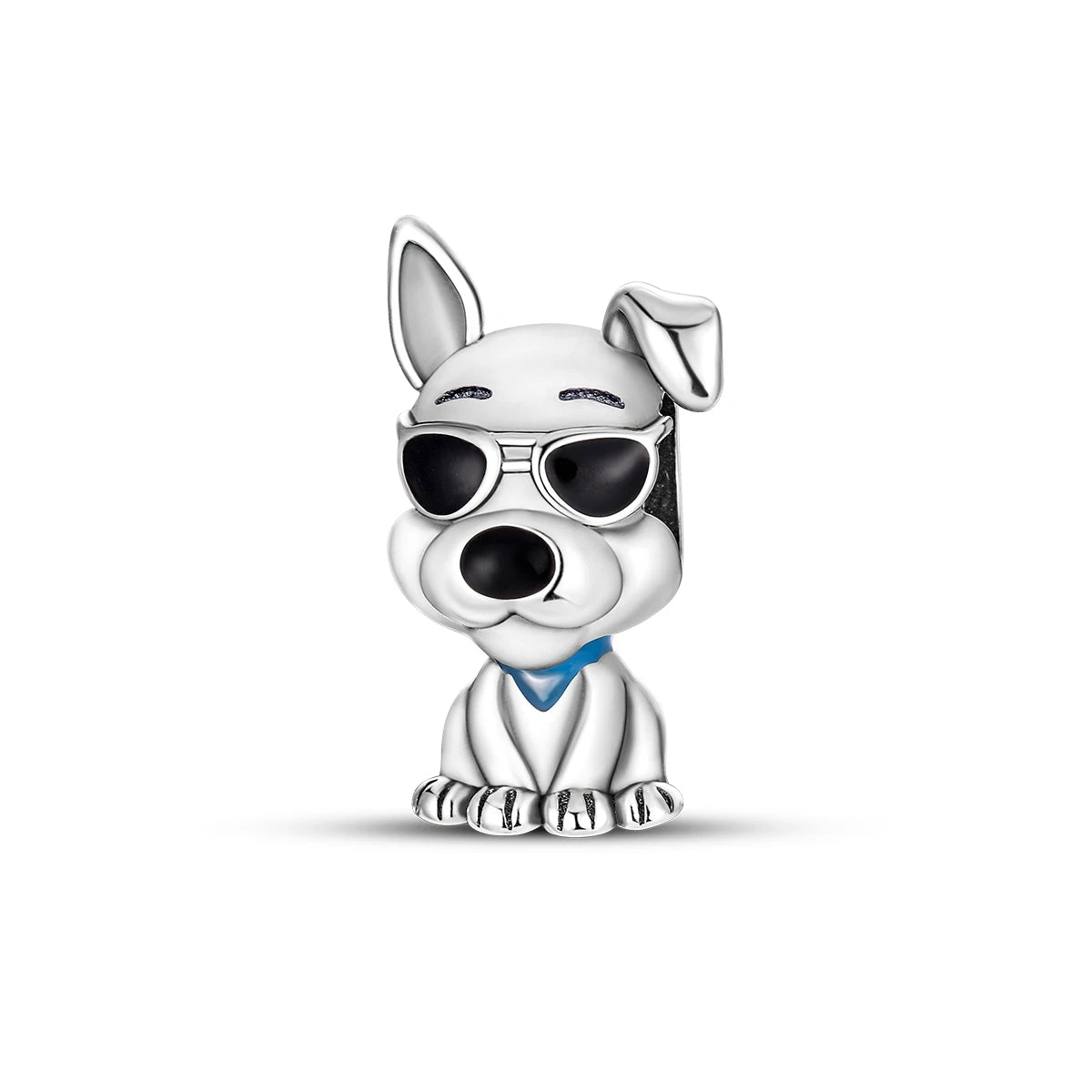 Dog With Sunglasses Charm For Bracelet