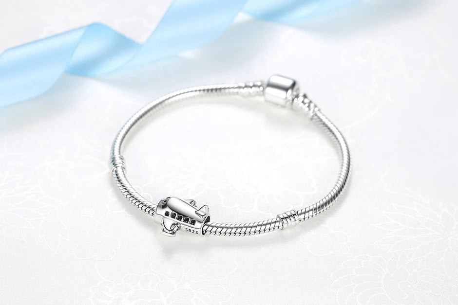 Aeroplane Charm For Bracelet