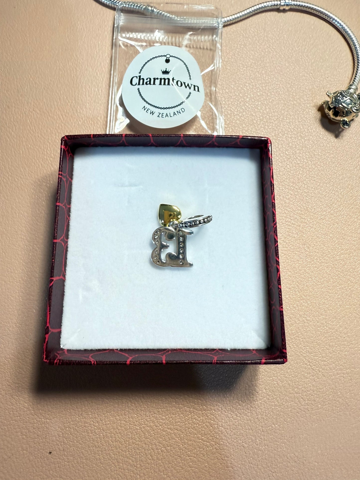 Number 13 Charm For Bracelet (s925)