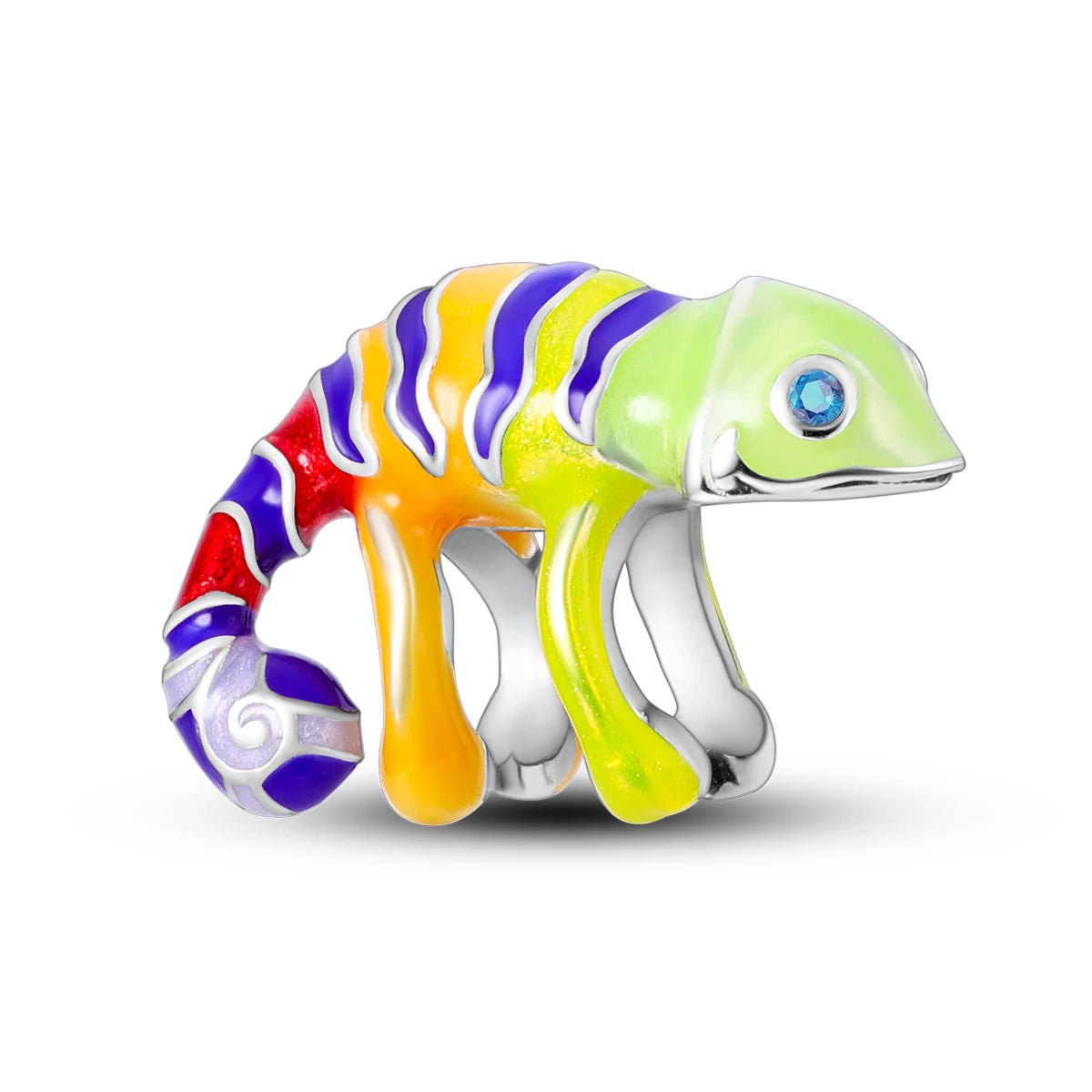 Camaleon Muticolor Charm For Bracelet