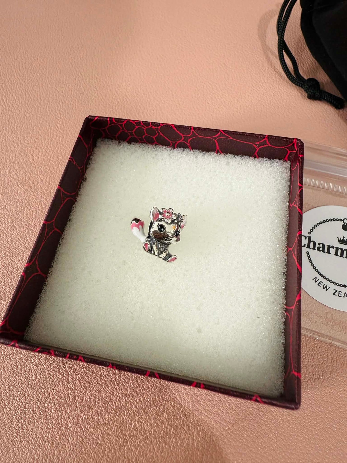 Cute Cat Charm For Bracelet