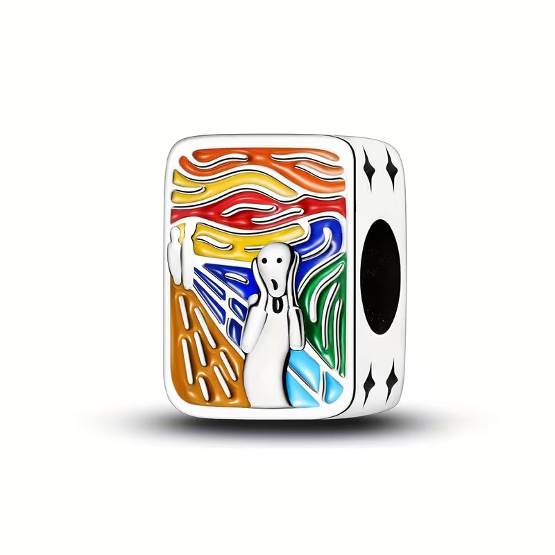 The Painting "The Scream" Charm For Bracelet
