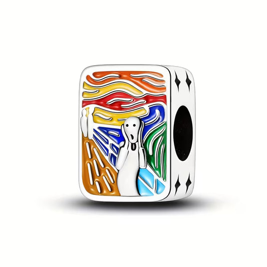 The Painting "The Scream" Charm For Bracelet