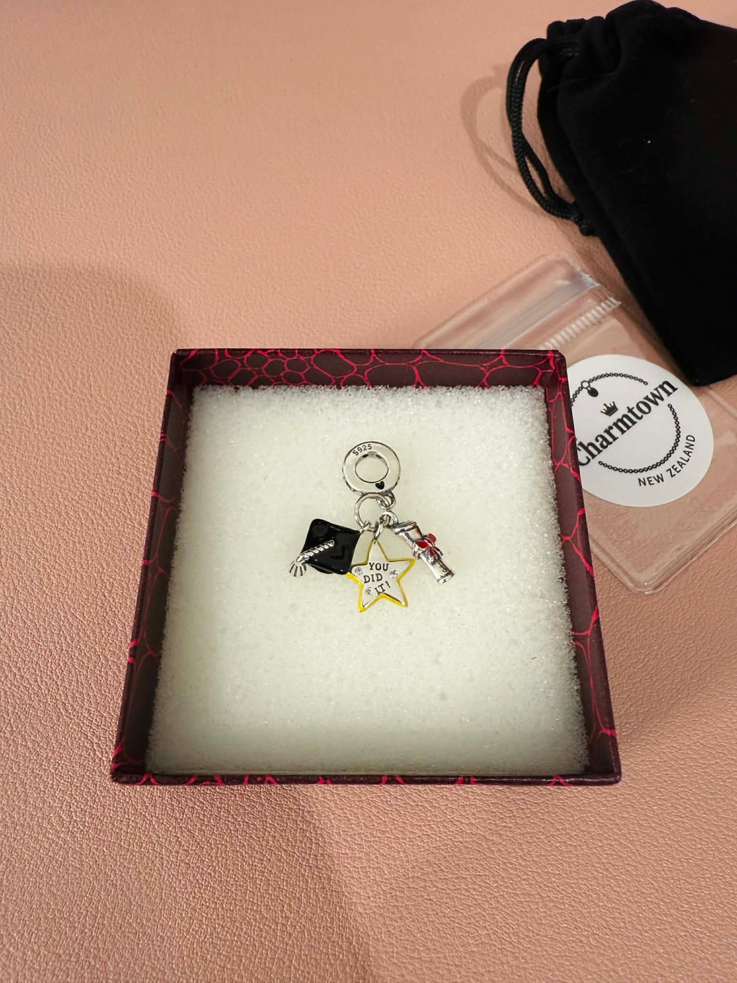 Graduation "YOU DID IT" Charm For Bracelet