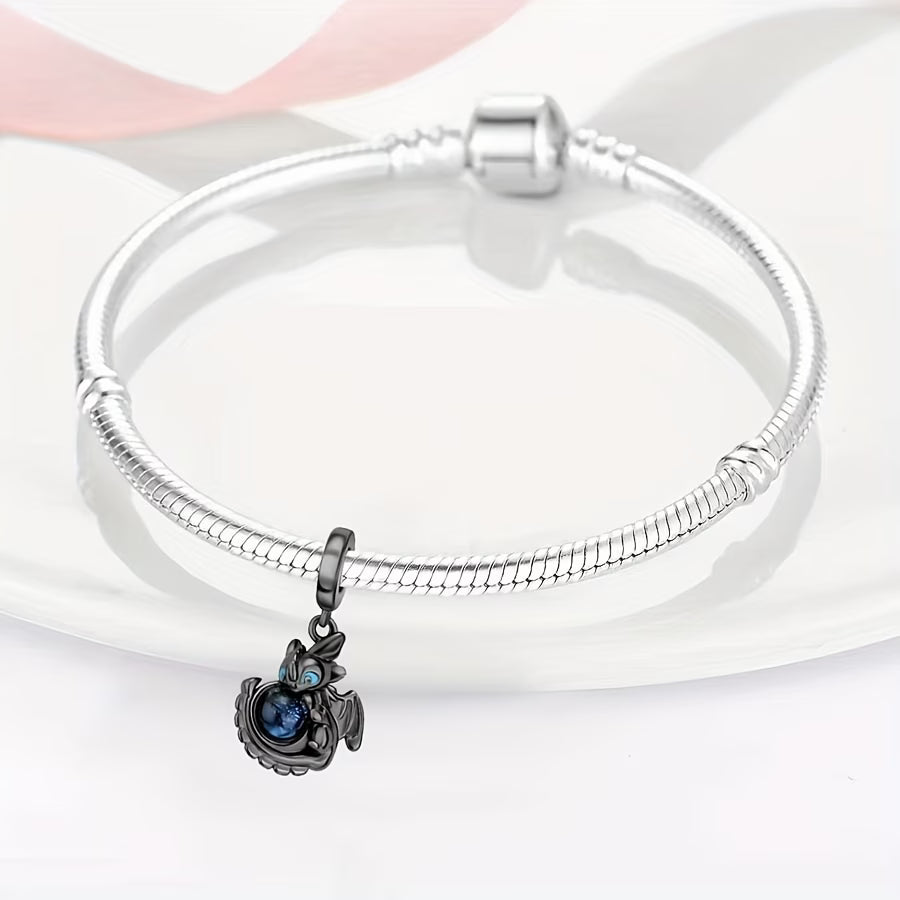 Dragon With Egg Charm For Bracelet