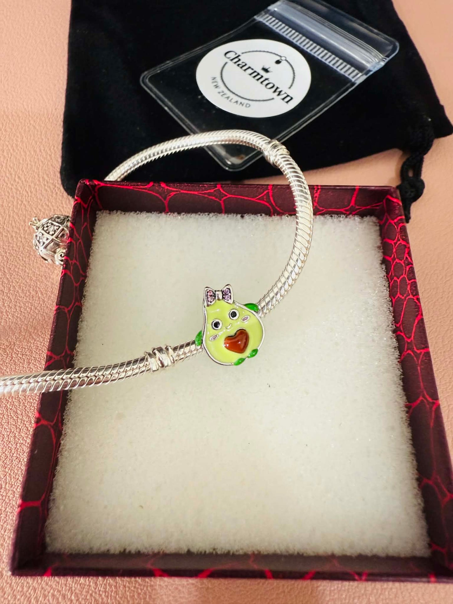 Avocado Cute Charm For Bracelet
