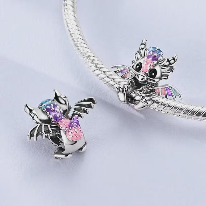 Baby Dragon Charm For Bracelet