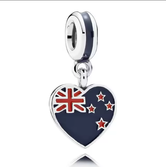 New Zealand Flag Charm For Bracelet