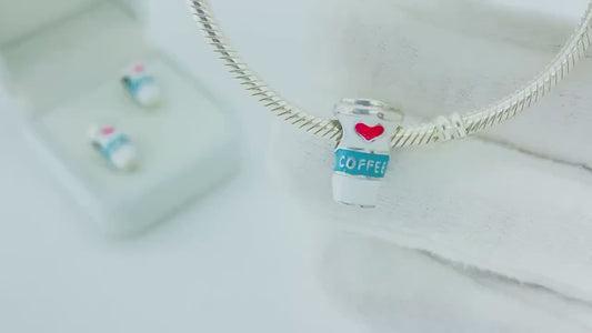 Coffee Lover Charm For Bracelet